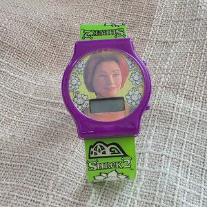 McBling Kidcore Nostalgiacore 2003 Cereal Box Prize Shrek 2 Fiona Digital Watch